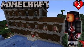 I Found the WOODLAND MANSION in MCPE Minecraft survival series #02