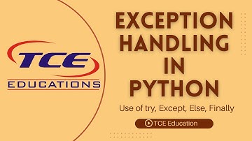 Exception handling python | use of try, except, else, finally #exceptionhandlinginPython #BCA #Btech