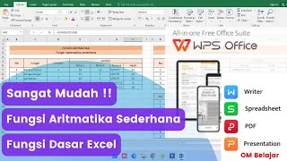 fungsi aritmatika dan rumus dasar excel di wps office