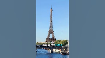 The Eiffel Tower actually GROWS taller in the summer 😳☀️#didyouknow #funfacts #eiffeltower #shorts