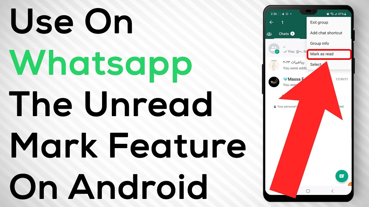 How To Use WhatsApp Mark As Unread Feature On Android