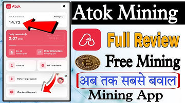 Atok Mining App - Join Early Phase Earn More Rewards | Atok New Mining App | Atok Mining App Review