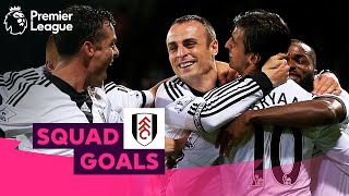 FANTASTIC Fulham Goals | Berbatov, Parker, Dempsey | Squad Goals