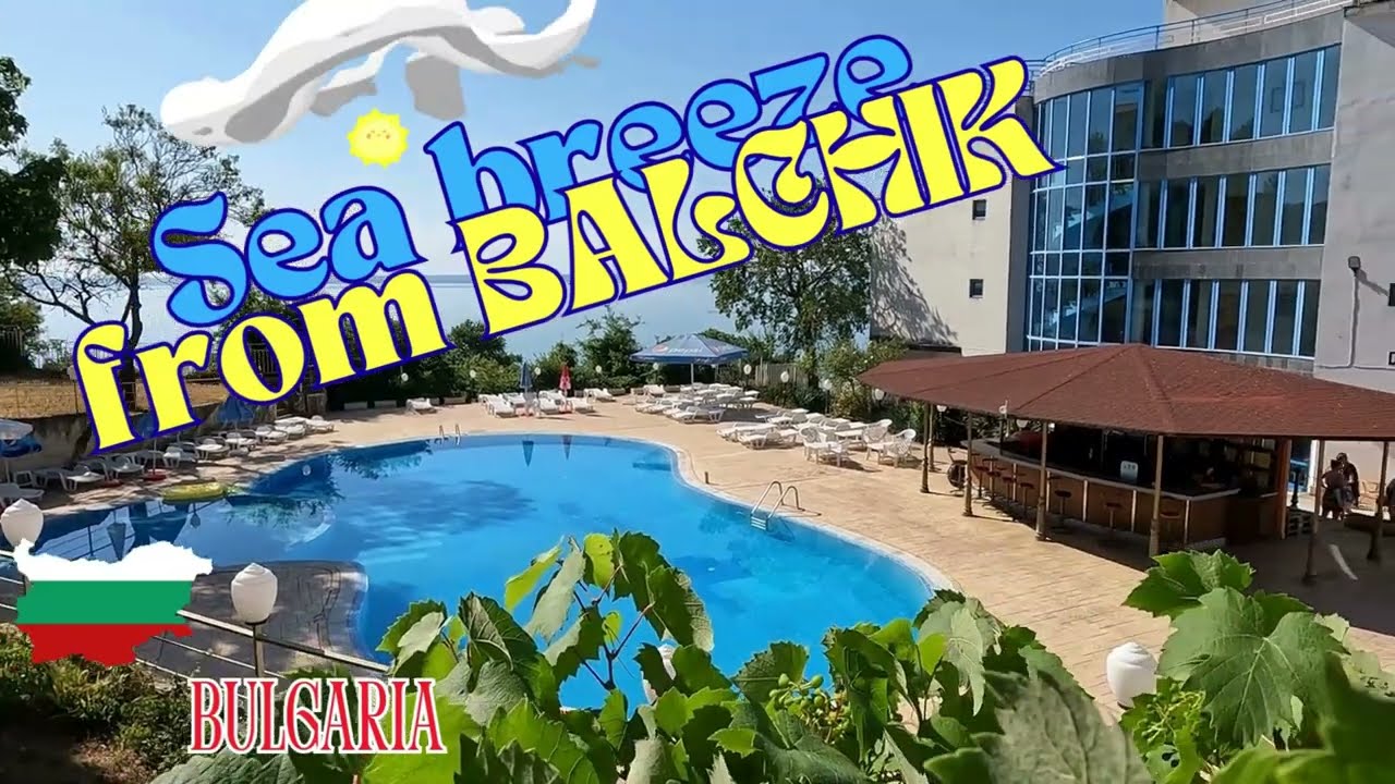 🏖️4K 🇧🇬 МОРСКИ ПОЛЪХ ОТ БАЛЧИК, БЪЛГАРИЯ 2025 / SEA BREEZE FROM BALCHIK,  BULGARIA 2025