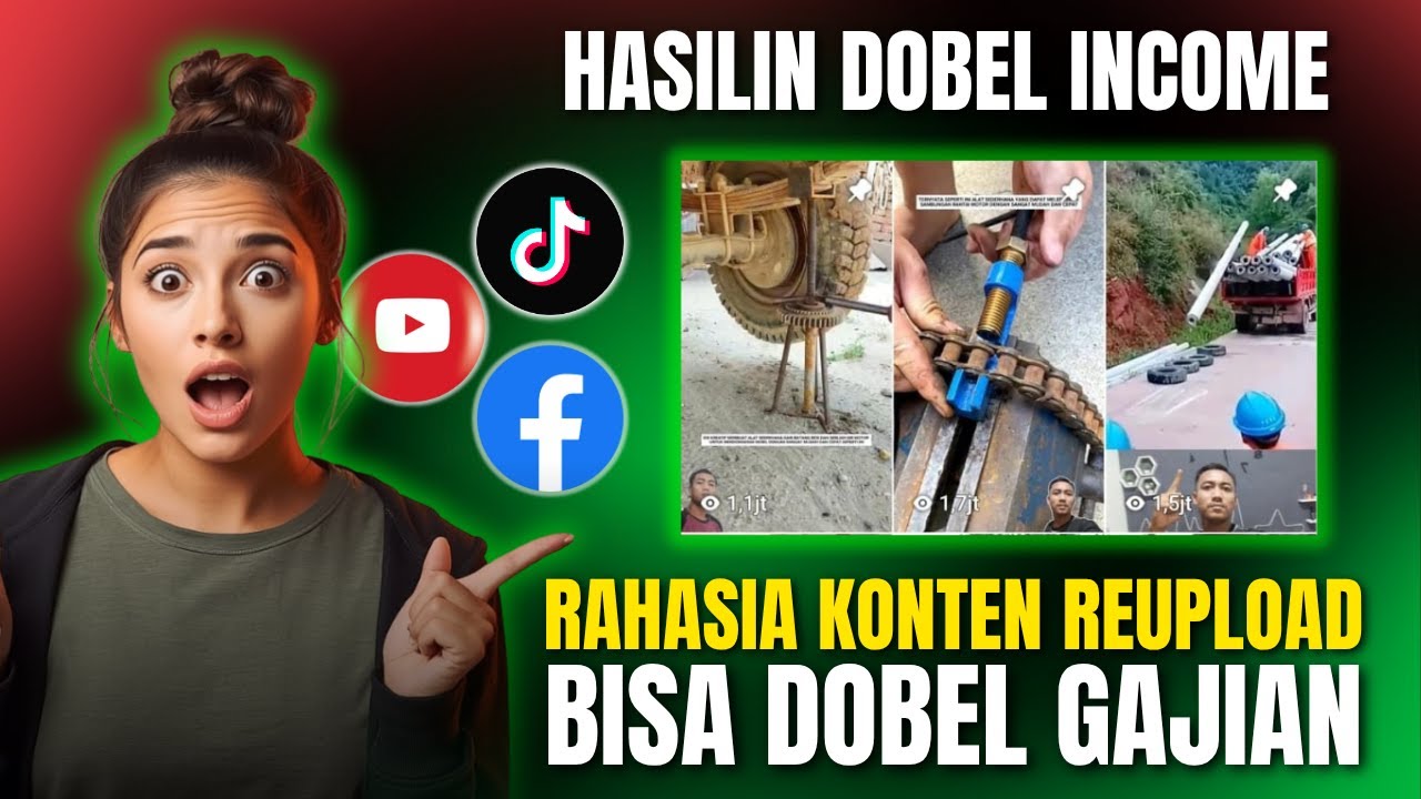Strategi REUPLOAD AMAN 2025‼️ Bisa Tembus Monetisasi & Banyak Views Cepat