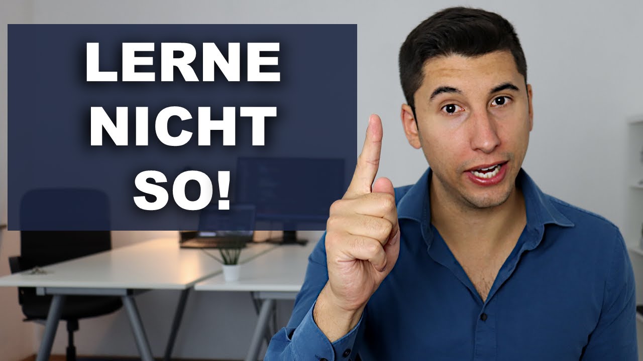 Der SCHLIMMSTE Lernfehler beim Programmieren Lernen