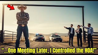 HOA Called the Cops Claiming My Ranch Was Theirs — One Meeting Later I Controlled the HOA