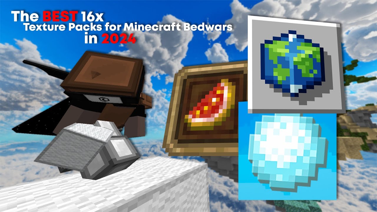The BEST 16x Texture Packs for Minecraft Bedwars in 2024 (FPS Boost ...