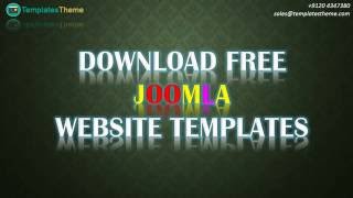 Free Download Responsive Joomla Website Templates