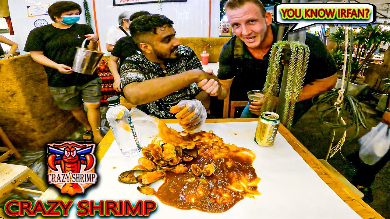 Tasting Crazy Shrimp at JODD Fairs Market Thailand 🤩 Best Ever Food Review Show joined my video