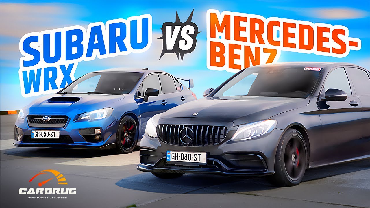 Mercedes-Benz C450 VS Subaru WRX-მოულოდნელი შედეგი