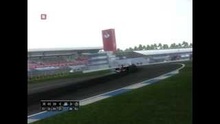 F1 2010 tor Hockenheim wypadek z toru i szybki powrót screenshot 4