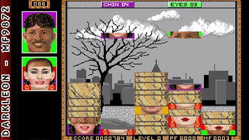 Faces... Tris III © 1990 Spectrum Holobyte - PC DOS - Gameplay