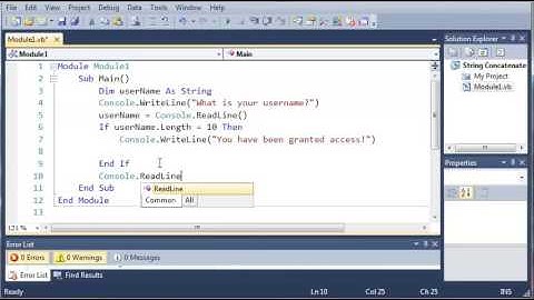 Visual Basic Tutorial   19   Get Length Of Strings   YouTube