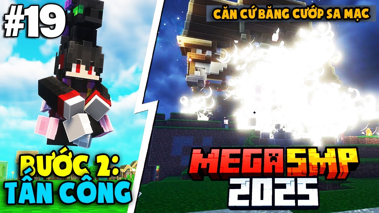 Phi Vụ Tấn Công Hoàn Hảo | KiraMC Minecraft MEGA SMP 2025 Tập 19