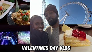 DOING UP TOURIST IN LONDON | Valentine’s Day Vlog | London Eye, Caffe Concerto, Gravity London