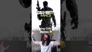 Ranking Every COD Game With Memes 😂 #cod #memes #shorts
