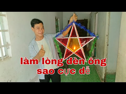 Video Cách làm lòng đèn ông sao tết Trung thu cực kỳ đơn... - youtube
