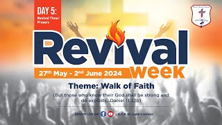 REVIVAL TIME/PRAYERS  |  31.05.2024