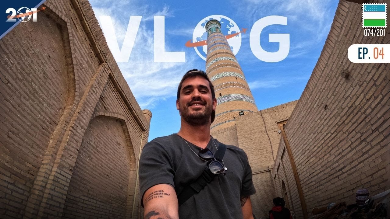 A Cidade mais Linda da Rota da Seda (Vlog) 🇺🇿074/201 Ep. 4