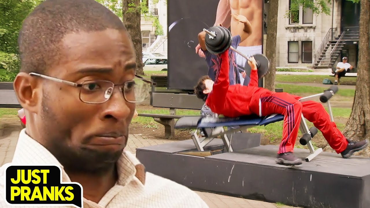 Sport Fail: Man Falls into Hidden Trap! 🤯 | Just Pranks