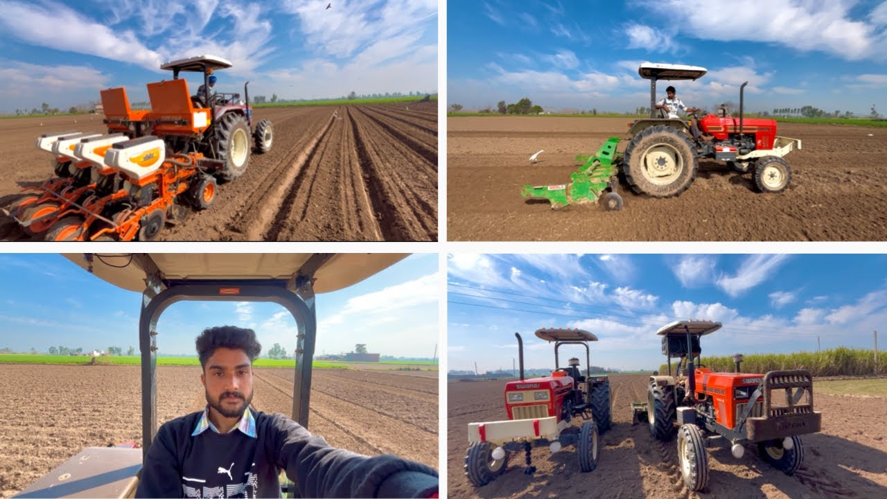 finally ਅੱਜ 4 ਕਿੱਲੇ ਮੱਕੀ ਲਾਤੀ ਹੋਗੇਆ ਕੰਮ complete 🌽[Happy Tractor vlogs 
