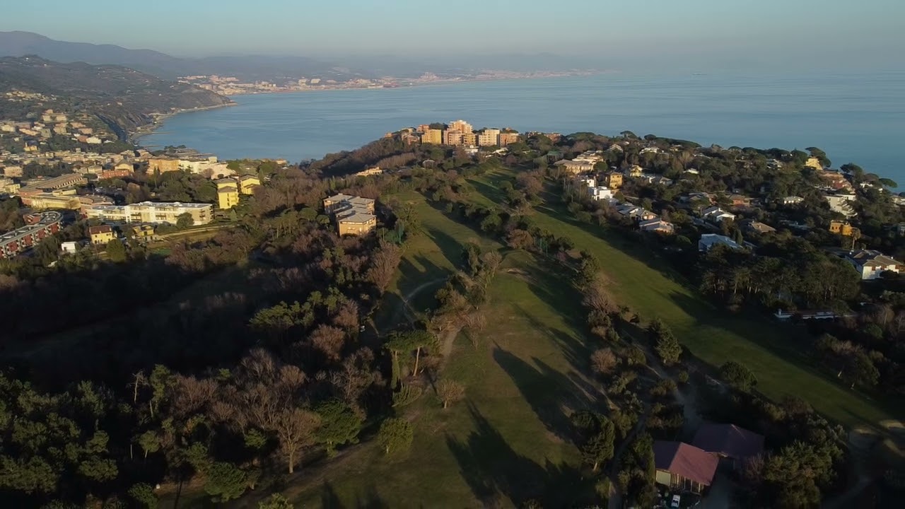 Aerial view Golf Pineta Arenzano