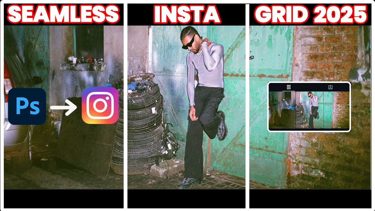 How To Create A Seamless Instagram Grid (EASY TUTORIAL)