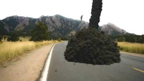 Asteroid impact in 3ds max + afterburn + ae