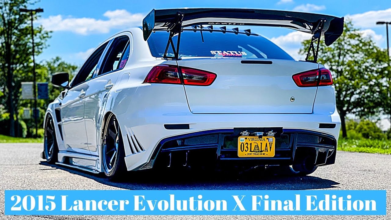 2015 Lancer Evolution X Final Edition