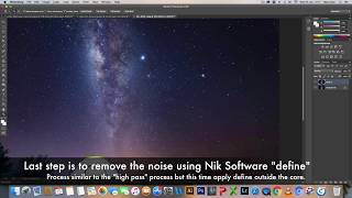 Basic Milky Way astrophotography post processing using LR and Photoshop. screenshot 3