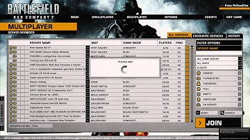 battlefield bad company 2 connect to server problem