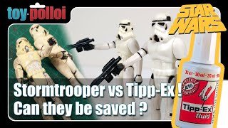 Vintage Kenner Star Wars Stormtrooper vs Tipp-Ex - Can they be saved? - Toy Polloi