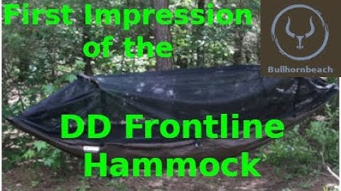 DD Frontline Hammock - First Impressions