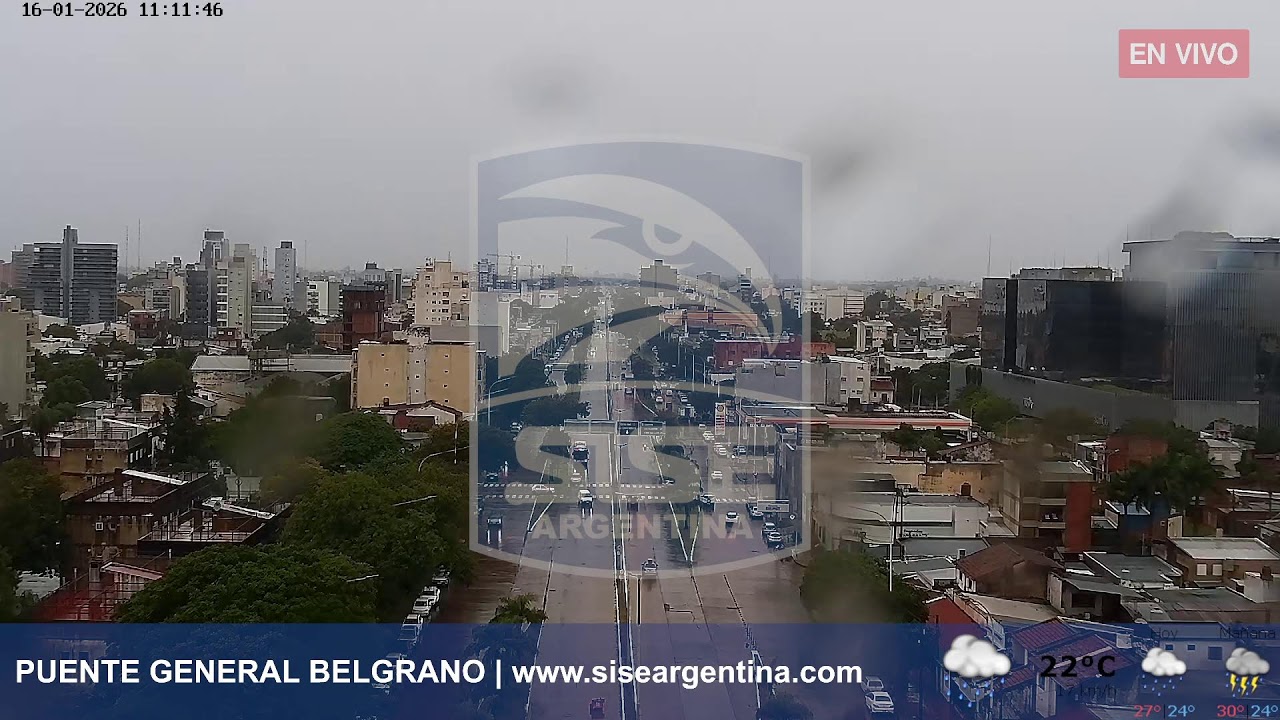 Cámaras en vivo Puente Gral Belgrano - SISE Argentina®