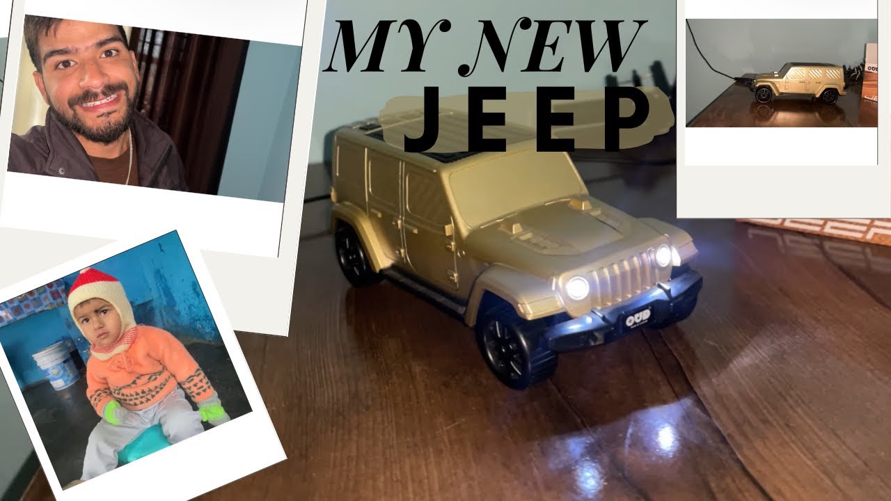 My New Jeep 🚙 Unboxing | Car Shaped Wireless Bluetooth Speaker | Day-111 Of Daily Vlogs