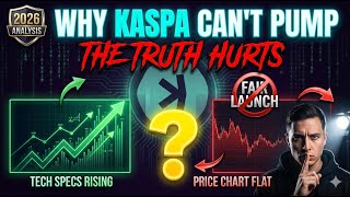 The Dark Side of Kaspa's Fair Launch: Why KAS Price Action Lags Despite Superior Technology