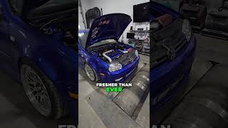 MK4 R32 Turbo vs MK6 07K Turbo. #Volkswagen #mk4 #mk6 #r32 #golfr #vr6 #07k