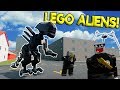 LEGO METEORITE CAUSES ALIEN INVASION! - Brick Rigs Roleplay Gameplay - Lego Police Agents