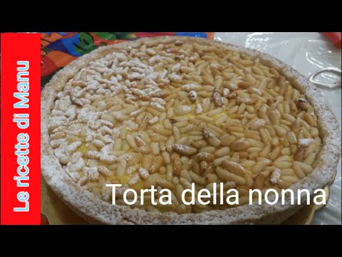 La torta della nonna - Crema e pinoli