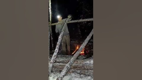 3 Days in Arctic Survival Shelter - Solo Bushcraft Camping & Blacksmithing.