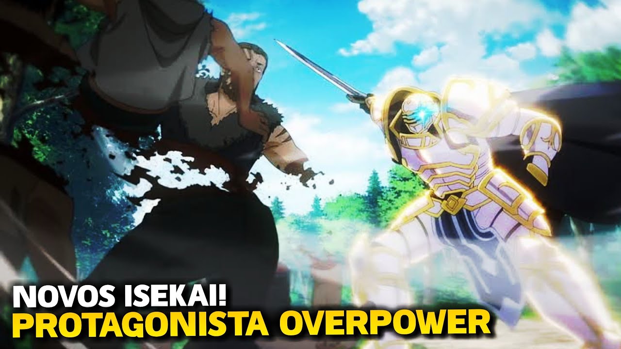 🌍7 NOVOS Animes ISEKAI e FANTASIA onde o protagonista é OVERPOWER