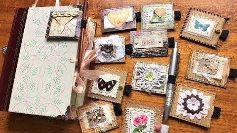 DIY Pen Loops for Junk Journals (Removable) - Sew and No Sew Method