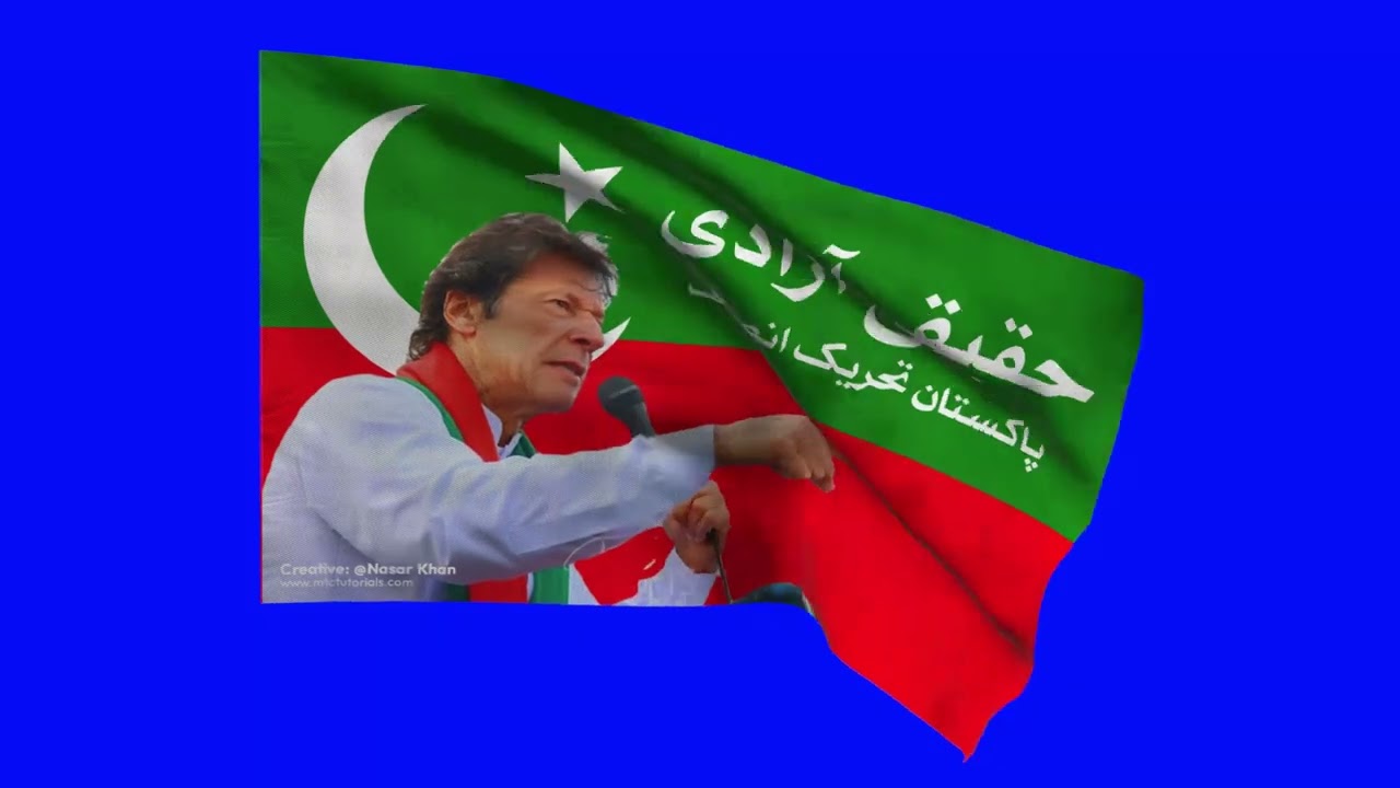 Haqiqe Azadi - PTI Flags 