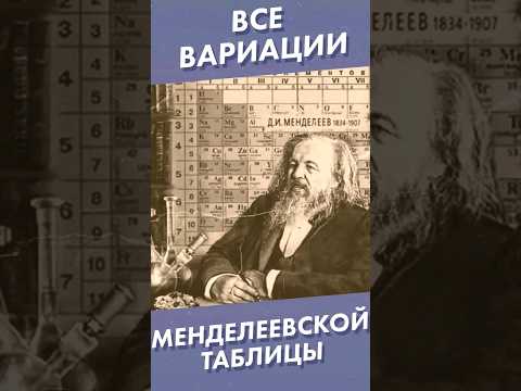 Все вариации менделеевской таблицы #shorts #таблицаменделеева