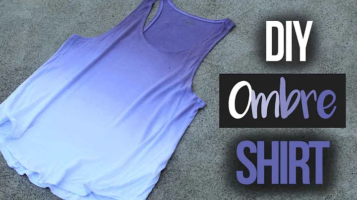 How to Ombré Dye a Shirt