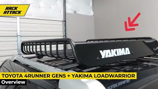 Toyota 4Runner Gen5 with Yakima LoadWarrior Roof Rack Cargo Basket