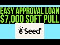 $7,000 Soft Pull Loan Offer and Credit Builder! Open to all States! New FINTECH! SeedFi