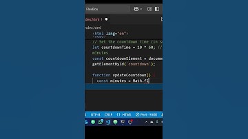 How to Create a Countdown Timer Using HTML, CSS, and JavaScript | Quick Tutorial - Dev Chroniclez