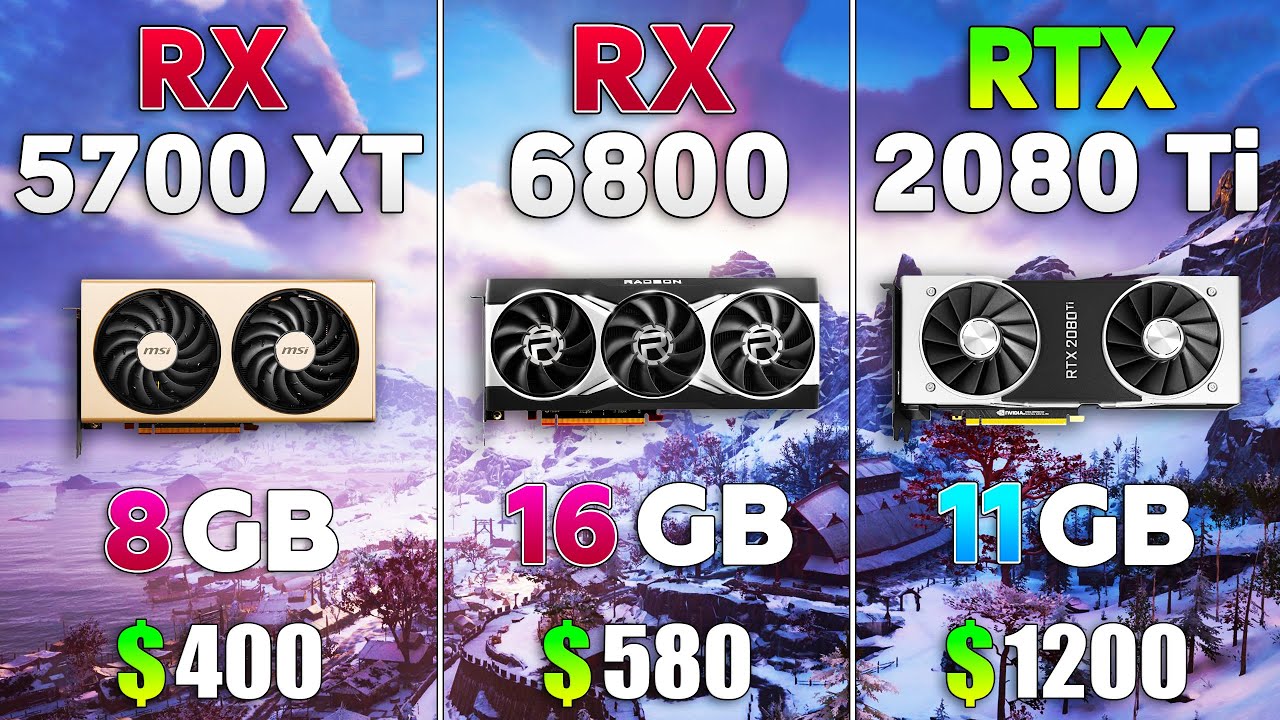 Kassér Symposium Guinness RX 6800 vs RTX 2080 Ti vs RX 5700 XT - Test in 10 Games l 4K l - YouTube